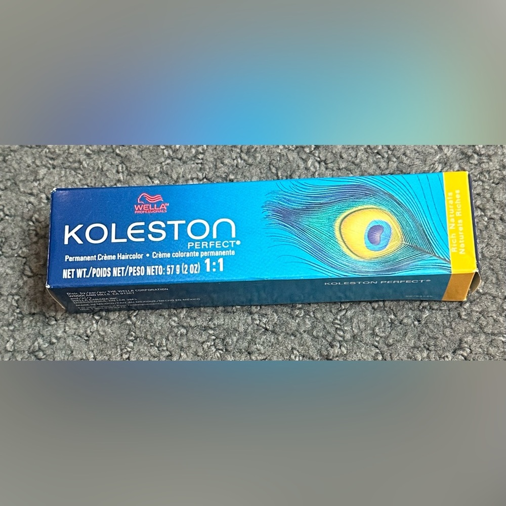 Wella Koleston Perfect Professional Hair Color 2oz 7/38 Medium Blonde Gold Pearl
